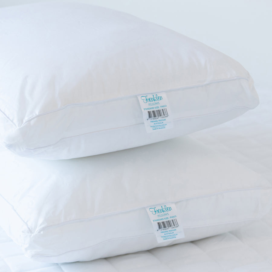 Frenkel Microfibre Blend Pillow - Standard Size 41x66cm For A Comfy Sleep